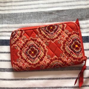 Orange Vera Bradley wallet
